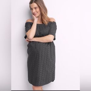 GAP Maternity Black Eyelet Dress - Size M